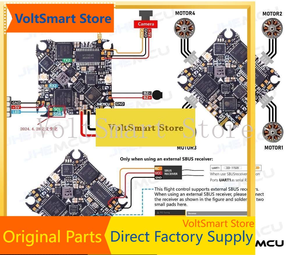 Betaflight Fc - Controlador de vuelo VoltSJHEMCU G474ELVTX F411