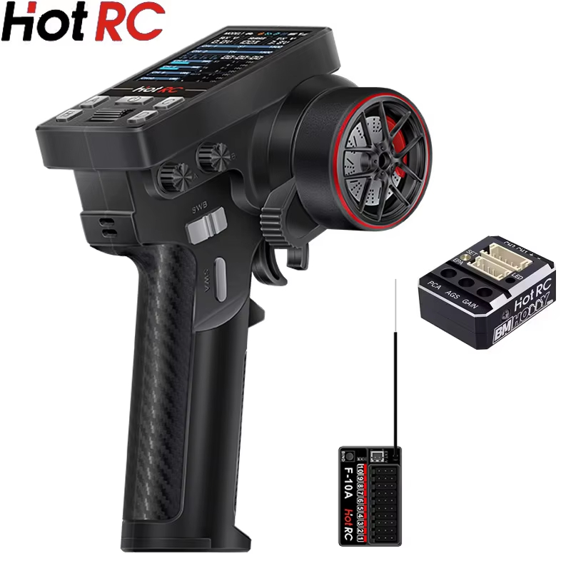 Radio Transmitter 2.4Ghz - Transmisor RC HotRC CT-10B de 10