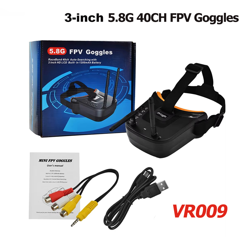 Goggles Fpv - Gafas de vídeo VR009 FPV, pantalla
