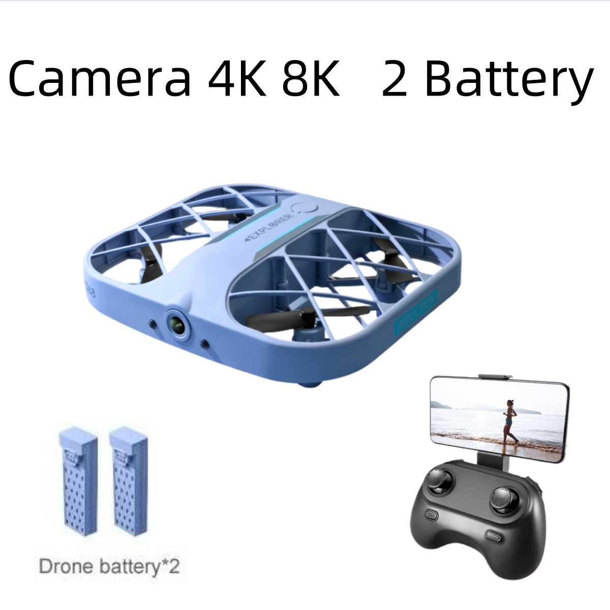 Brushed Drone Motor - Dron JJRC H107 FPV RC con