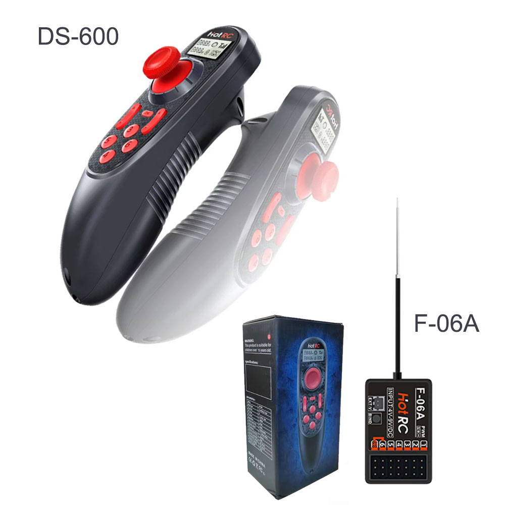 Radio Transmitter 2.4Ghz - HOTRC DS-600 2,4 GHz 6CH RC