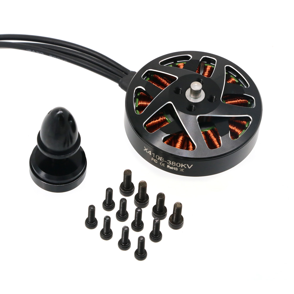 4 Uds UAngel 4108 X4108 380KV  - Brushed Drone Motor reseña y precio
