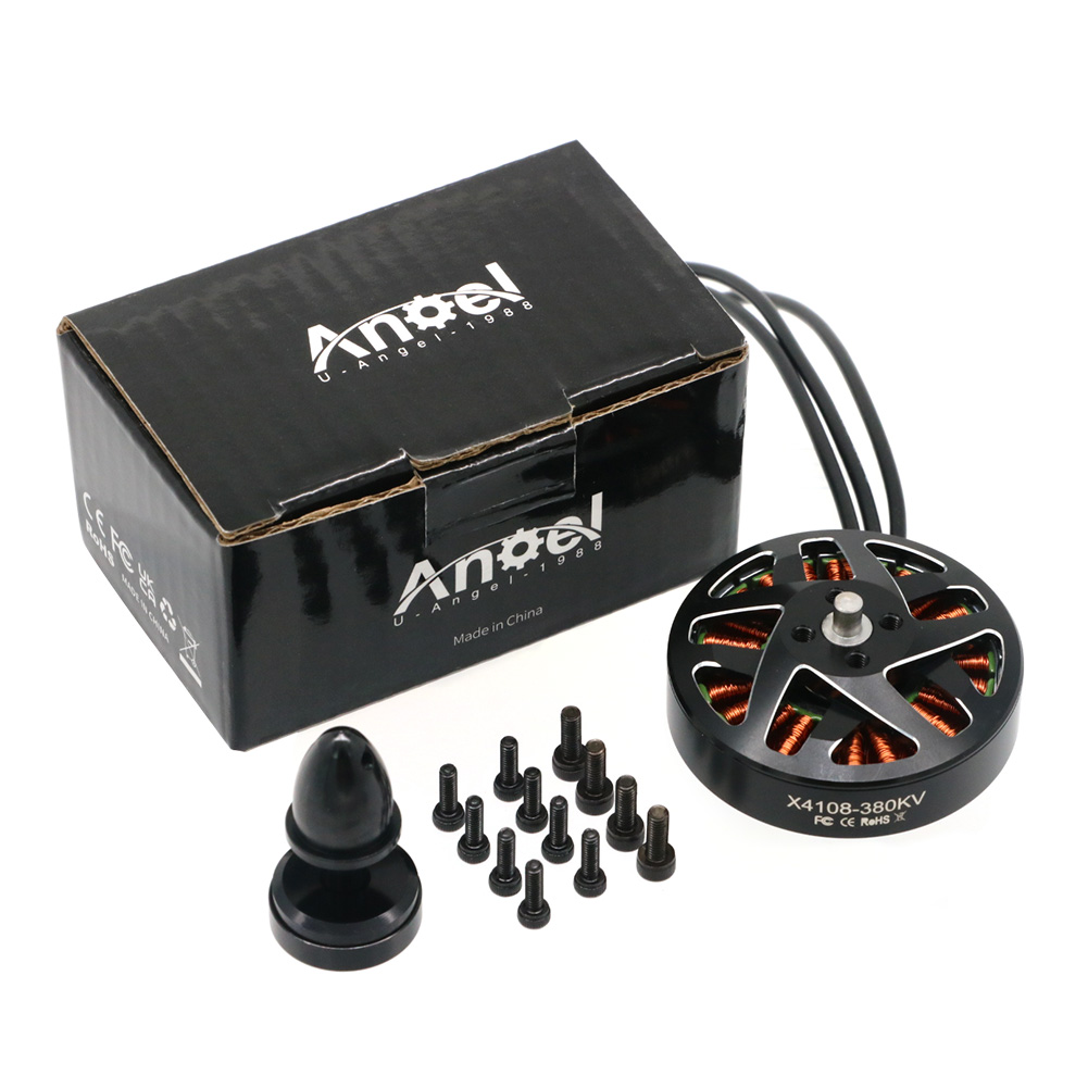 4 Uds UAngel 4108 X4108 380KV  - Brushed Drone Motor reseña y precio