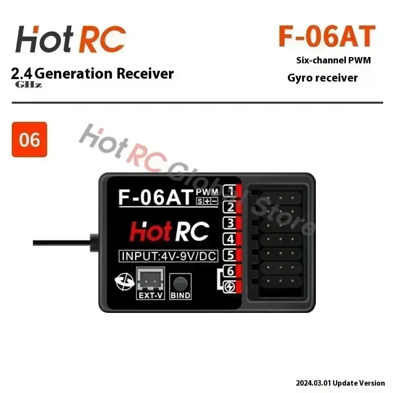 Receptor Giroscópico HOTRC 2.4 - Radio Transmitter 2.4Ghz reseña y precio