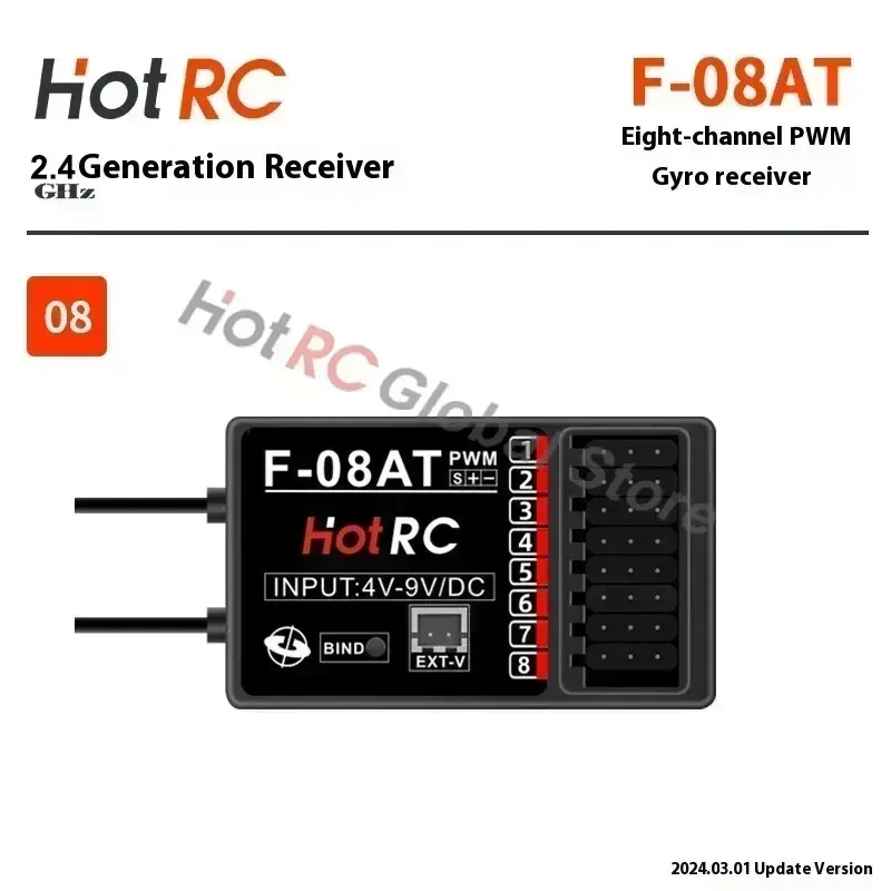 Receptor Giroscópico HOTRC 2.4 - Radio Transmitter 2.4Ghz reseña y precio