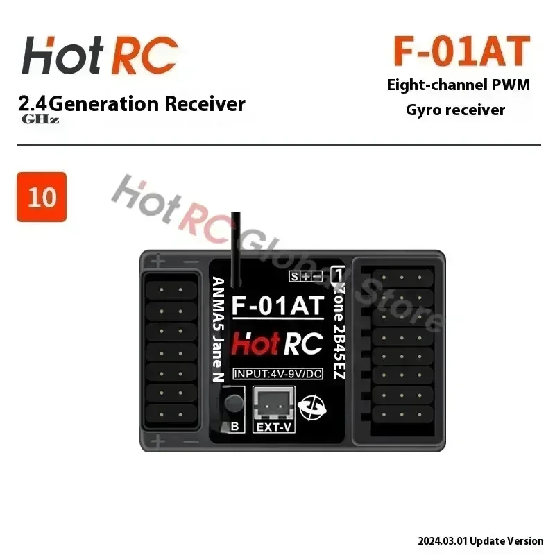 Receptor Giroscópico HOTRC 2.4 - Radio Transmitter 2.4Ghz reseña y precio