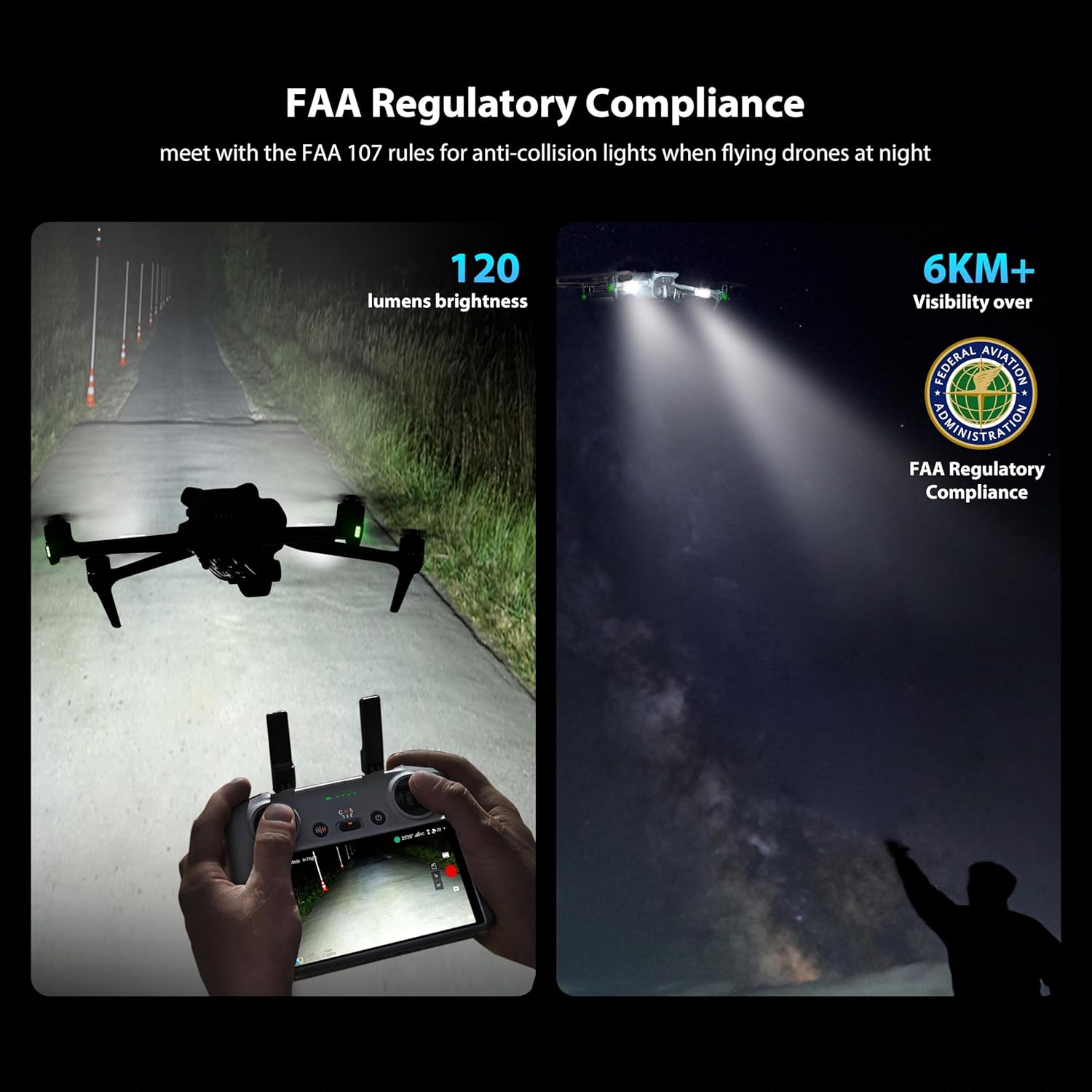 STARTRC Drone luz estroboscópi - Drone Landing Pad reseña y precio