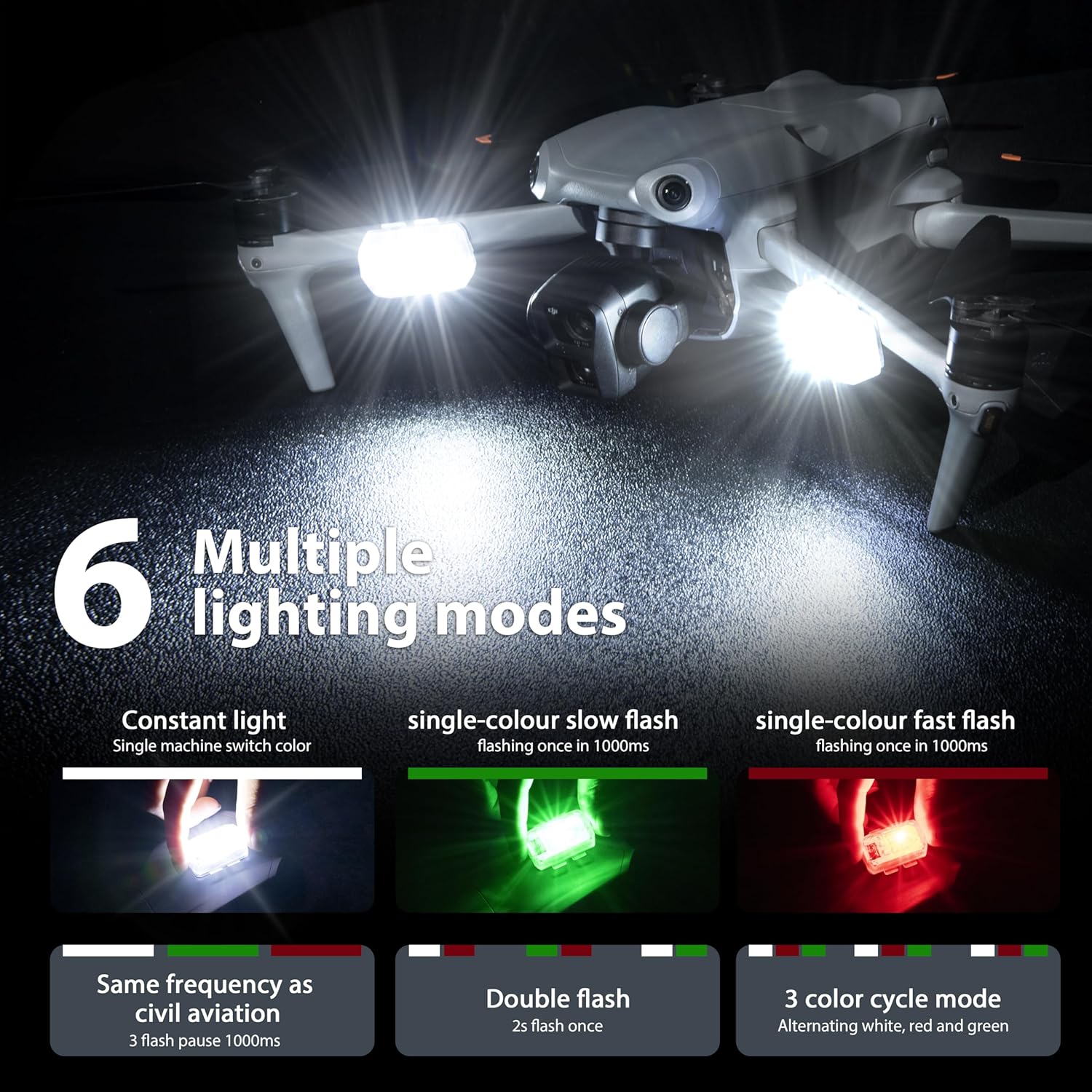 STARTRC Drone luz estroboscópi - Drone Landing Pad reseña y precio