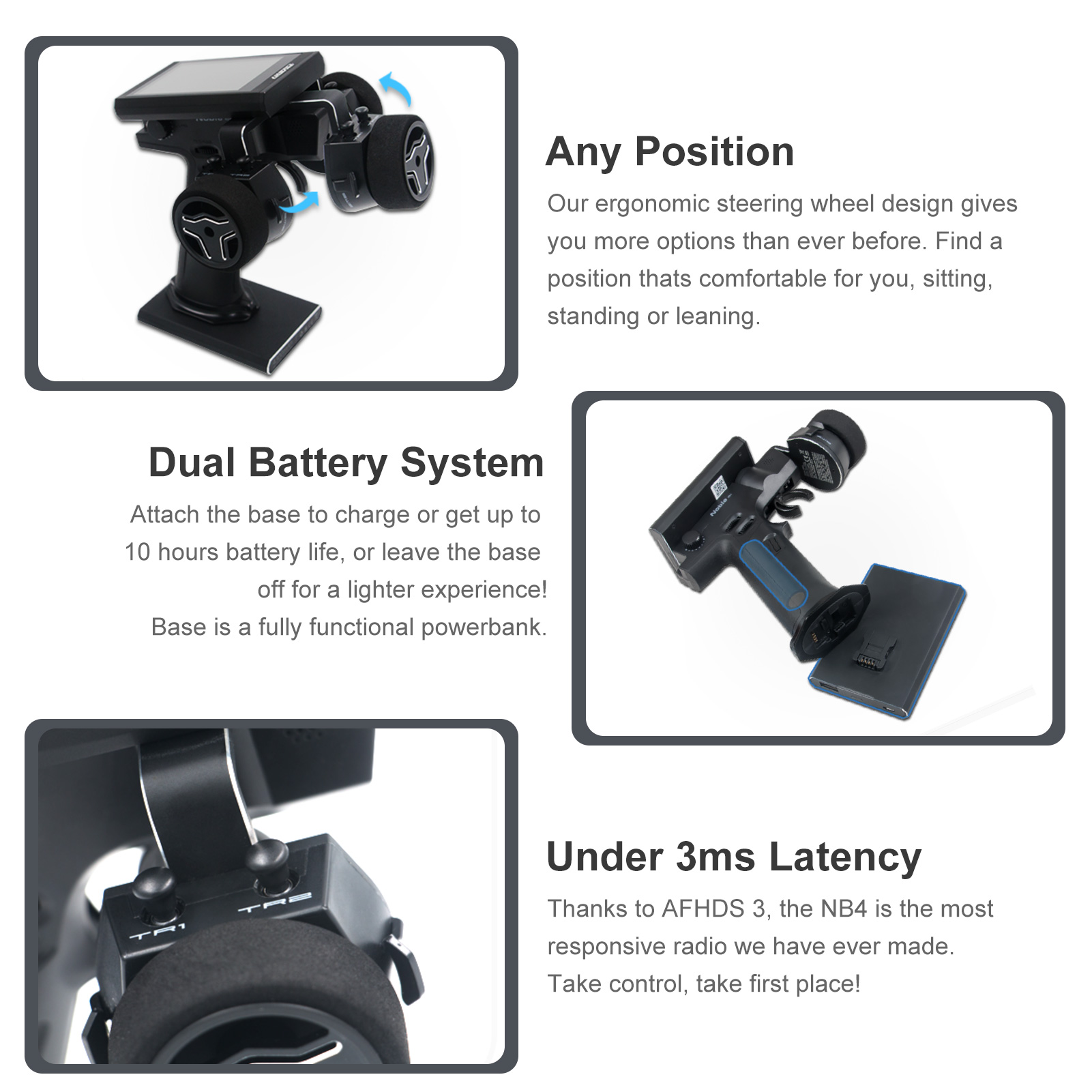 Flysky Noble NB4 + 2,4G 8CH tr - Flysky Transmitter reseña y precio