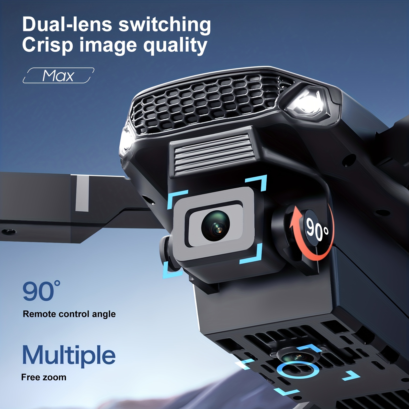 Dron plegable E88 PRO MAX 2026 - Brushed Drone Motor reseña y precio