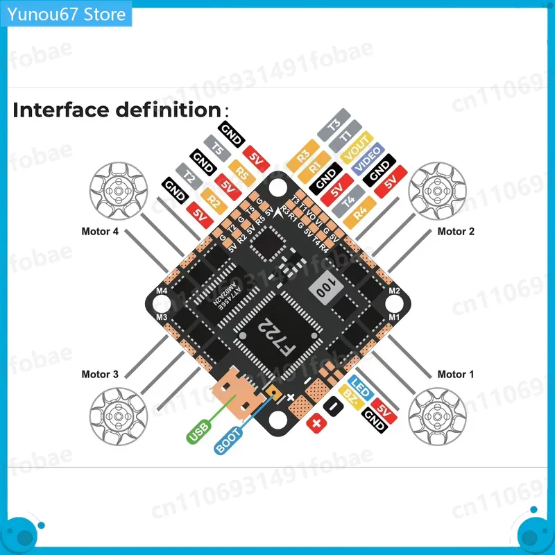 Controlador de Vuelo GEPRC GEP - F722 Flight Controller reseña y precio