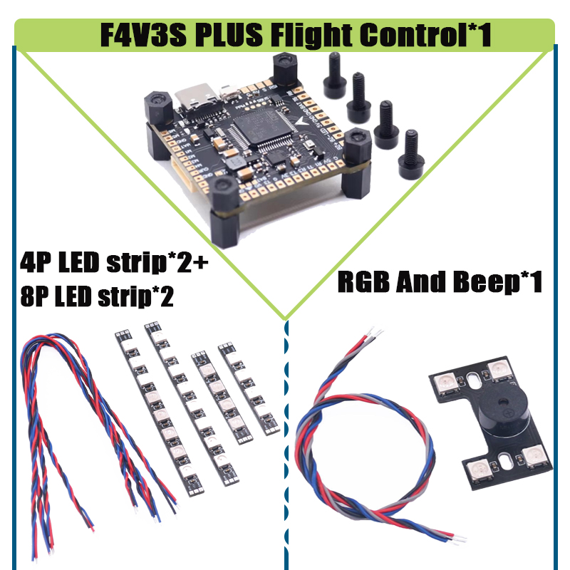 RCtoSky F4V3S PLUS F722 F745 H - F722 Flight Controller reseña y precio