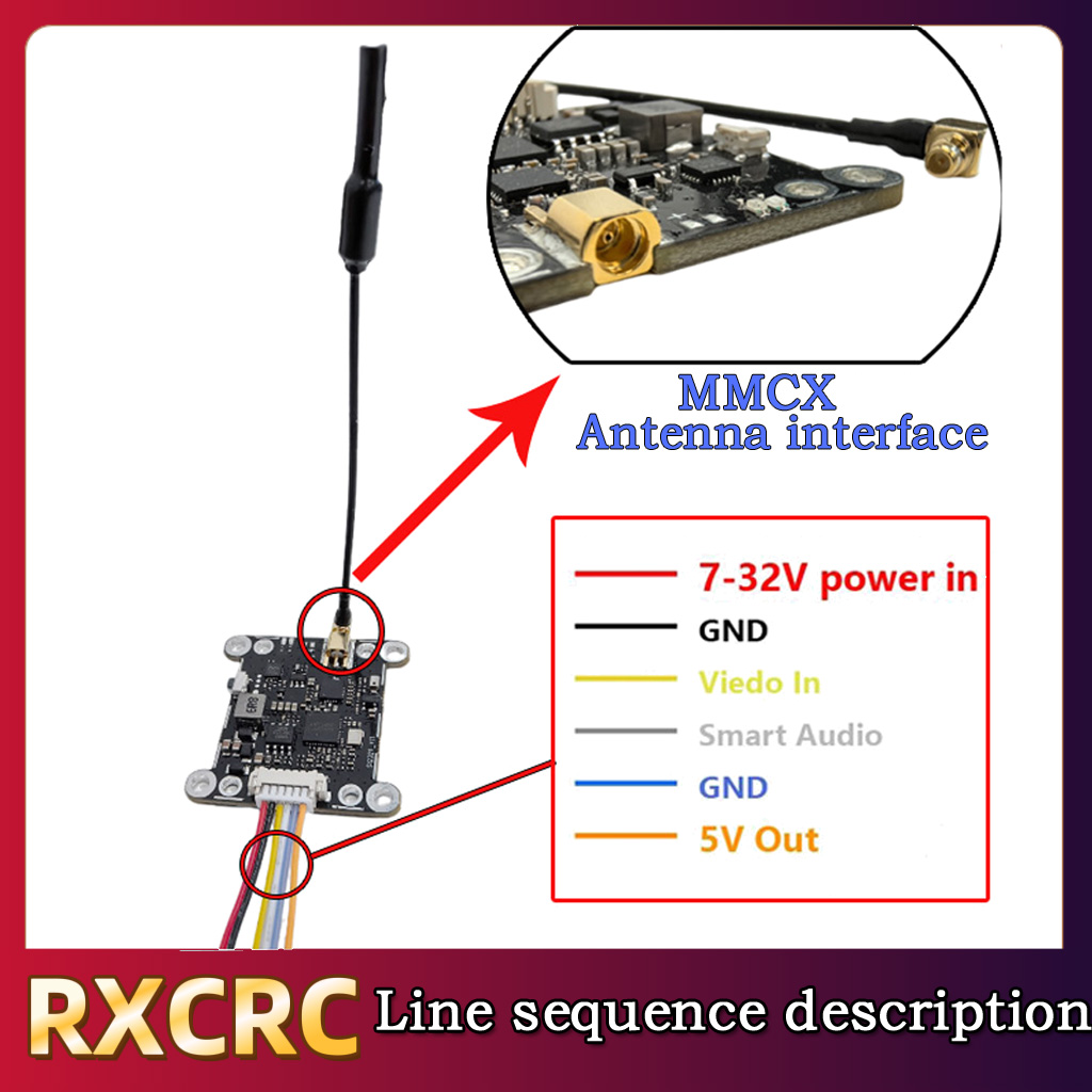 Módulo RXCRC 5.8G 48CH 1.6W VT - Rc Transmitter reseña y precio