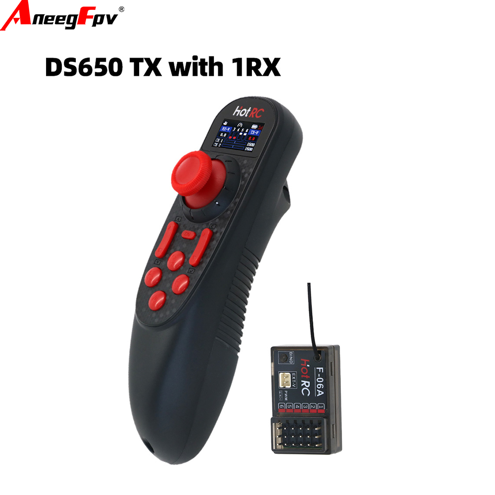 HOTRC Hot RC DS-650 DS 650 Sis - Radio Transmitter 2.4Ghz reseña y precio