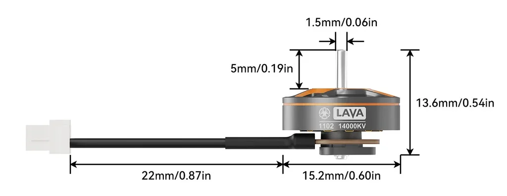1 uds/4 Uds BETAFPV LAVA serie - Brushed Drone Motor reseña y precio