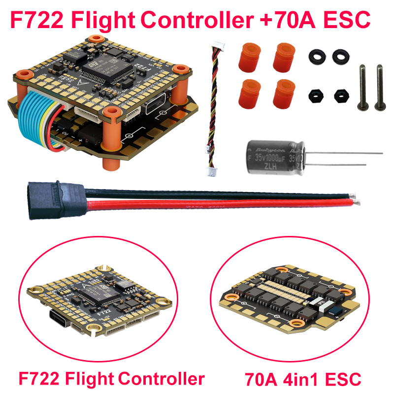 DAKEFPV F722 60A Stack ICM4268 - F722 Flight Controller reseña y precio