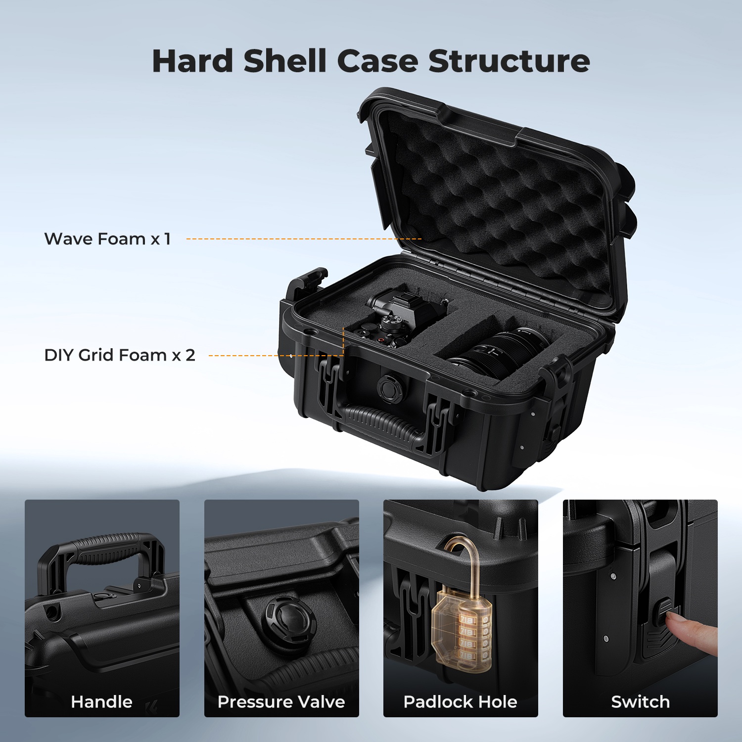 Estuche rígido impermeable IP6 - Drone With Camera reseña y precio