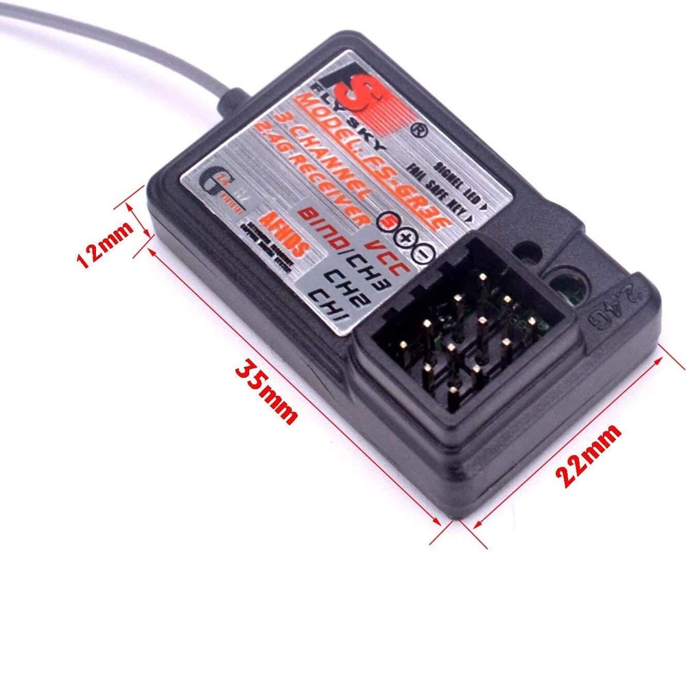 OGRC Flysky FS-GR3E AFHDS rece - Rc Transmitter reseña y precio