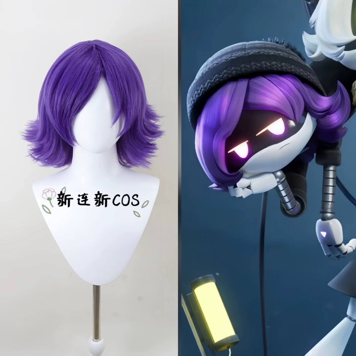 Peluca de cosplay de Murder Dr - Drone reseña y precio