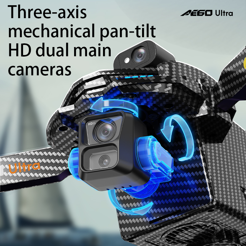 AE60 GPS Drone profesional 8K  - Brushed Drone Motor reseña y precio