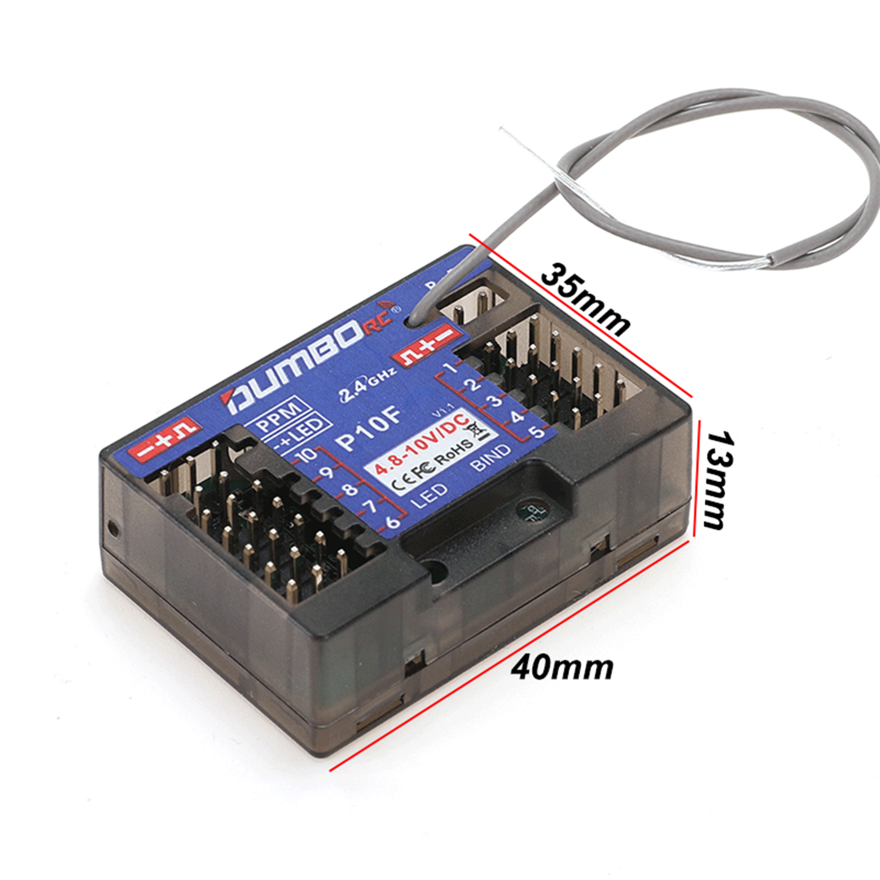 DUMBORC P10F P10FG 10CH 2,4 GH - Radio Transmitter 2.4Ghz reseña y precio