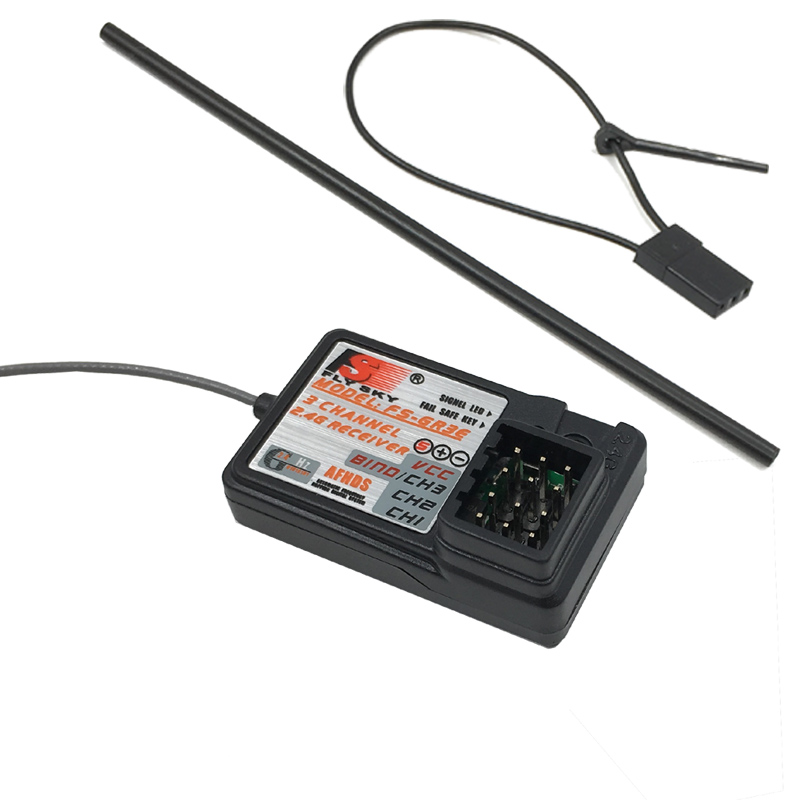2 uds Flysky FS-GR3E AFHDS 3CH - Flysky Transmitter reseña y precio