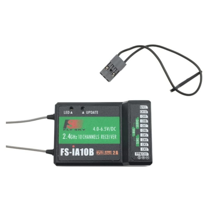 Receptor Flysky FS-iA10B 10CH  - Flysky Transmitter reseña y precio