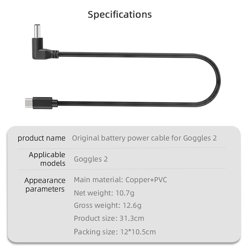 Cable de batería Original para - Drone Goggles Dji reseña y precio