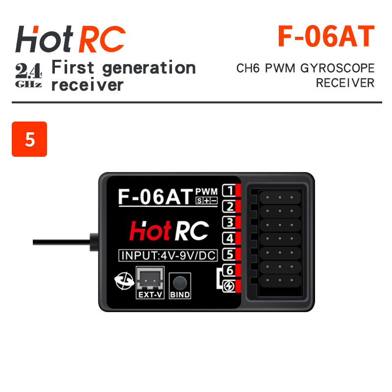 Receptores HOTRC de 2,4 Ghz F- - Radio Transmitter 2.4Ghz reseña y precio