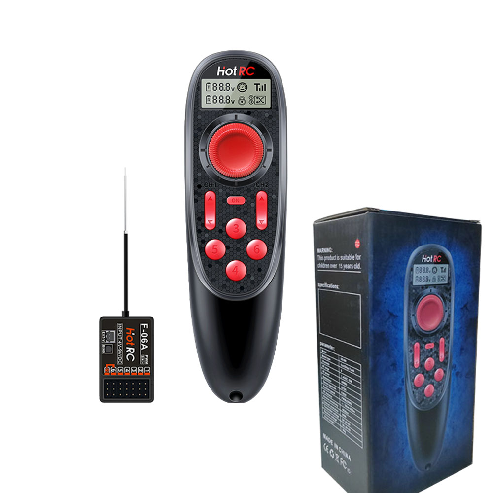 HOTRC DS-600 2,4 GHz 6CH RC ba - Radio Transmitter 2.4Ghz reseña y precio